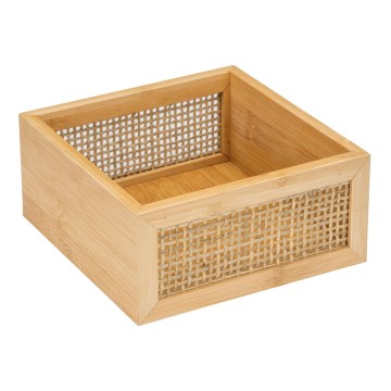 WENKO 25601100 - Plateau de baignoire ALLEGRE 15 x 7 cm, marron