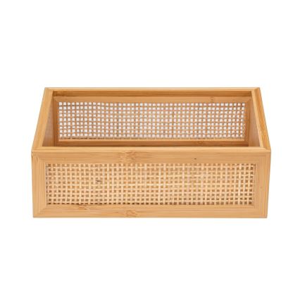 WENKO 25602100 - Plateau pour baignoire ALLEGRE 22x15 cm marron