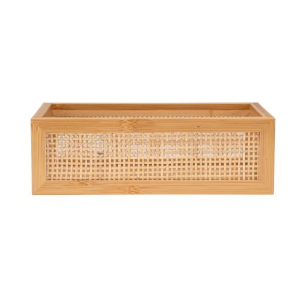 WENKO 25602100 - Plateau pour baignoire ALLEGRE 22x15 cm marron
