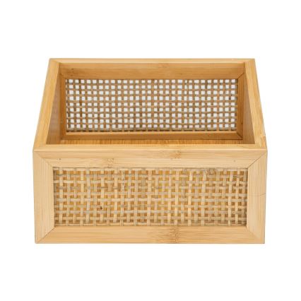 WENKO 25602100 - Plateau pour baignoire ALLEGRE 22x15 cm marron