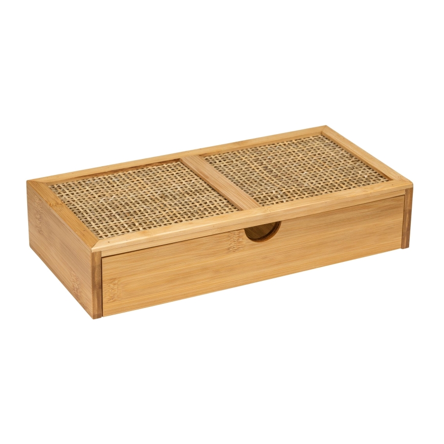 WENKO 25603100 – Organisateur ALLEGRE 28x14 cm marron