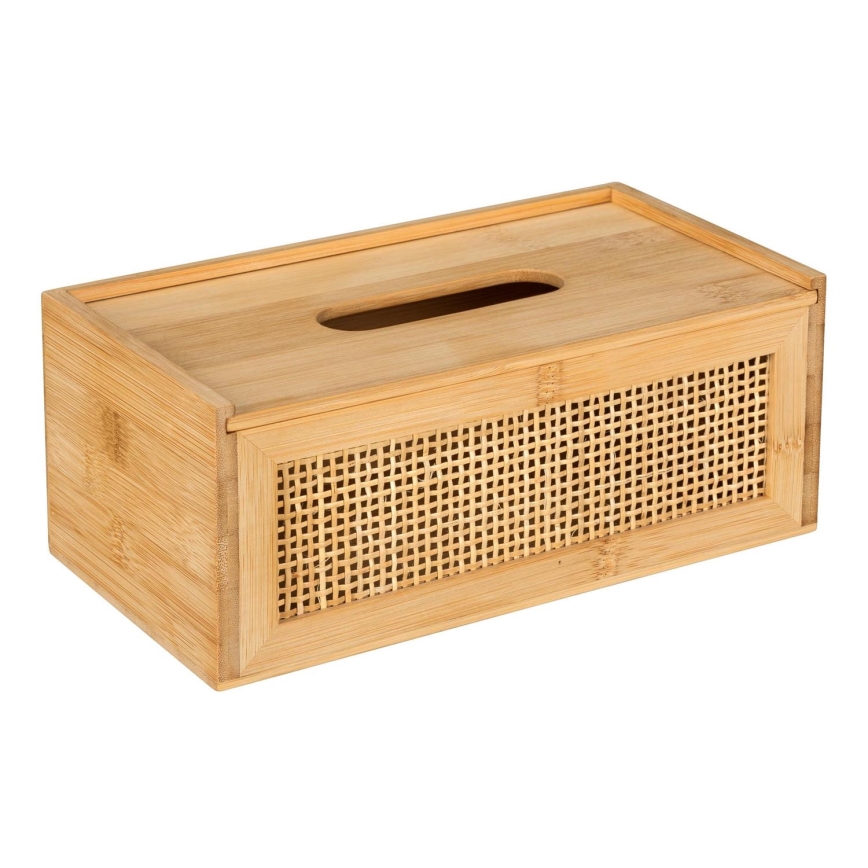 WENKO 25607100 - Boîte à mouchoirs ALLEGRE 25x13 cm marron