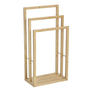 WENKO 25629100 - Porte-serviettes BAMBUSA 42,5x82 cm brun