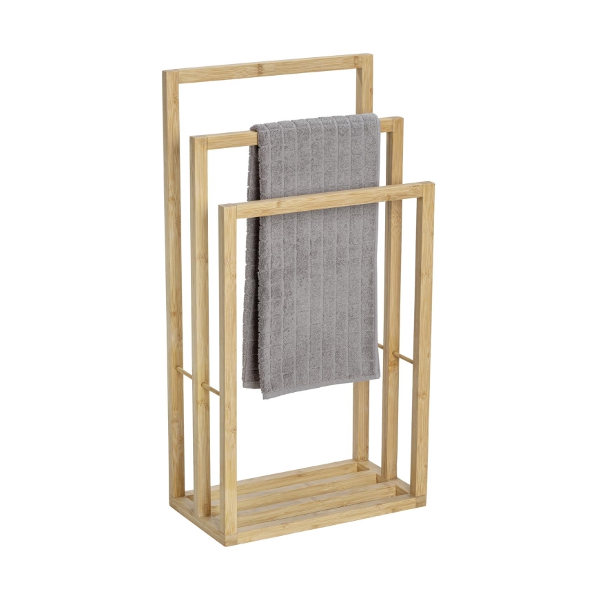 WENKO 25629100 - Porte-serviettes BAMBUSA 42,5x82 cm brun