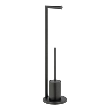 WENKO 25675100 - Ensemble WC FERLA 18x69,5 cm noir