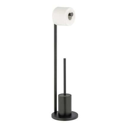 WENKO 25675100 - Ensemble WC FERLA 18x69,5 cm noir