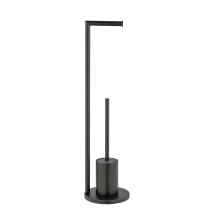WENKO 25675100 - Ensemble WC FERLA 18x69,5 cm noir