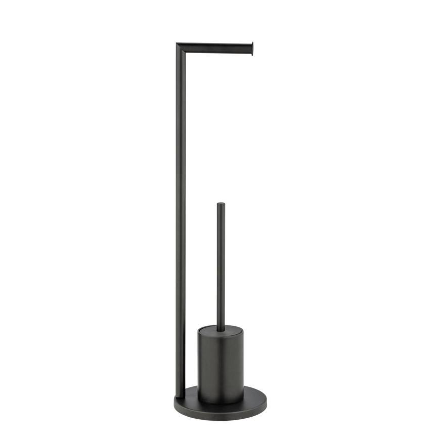 WENKO 25675100 - Ensemble WC FERLA 18x69,5 cm noir