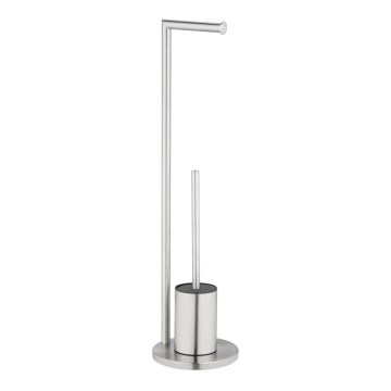 WENKO 25676100 - Ensemble WC FERLA 18 x 69,5 cm inox/satiné