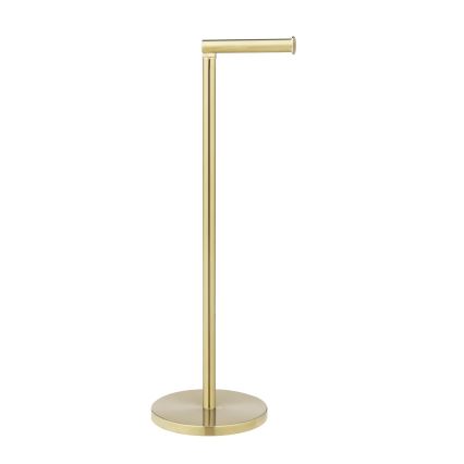 WENKO 25791100 - Support pour papier toilette 21x55 cm doré/argenté