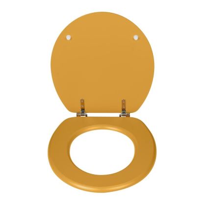 WENKO 25792100 - Abattant WC PRIMA 37x41 cm jaune/argenté