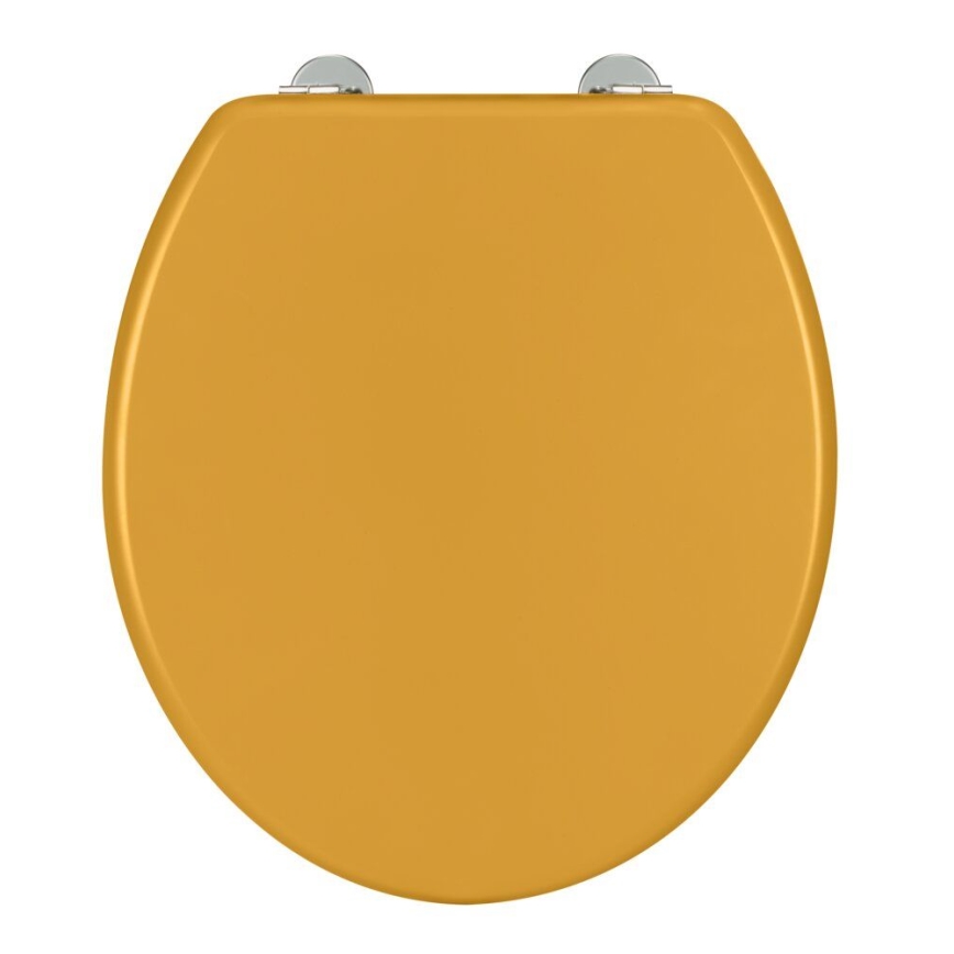 WENKO 25792100 - Abattant WC PRIMA 37x41 cm jaune/argenté