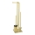 WENKO 26034100 - Ensemble WC RIVALTA 18x70 cm inox/doré/blanc/noir