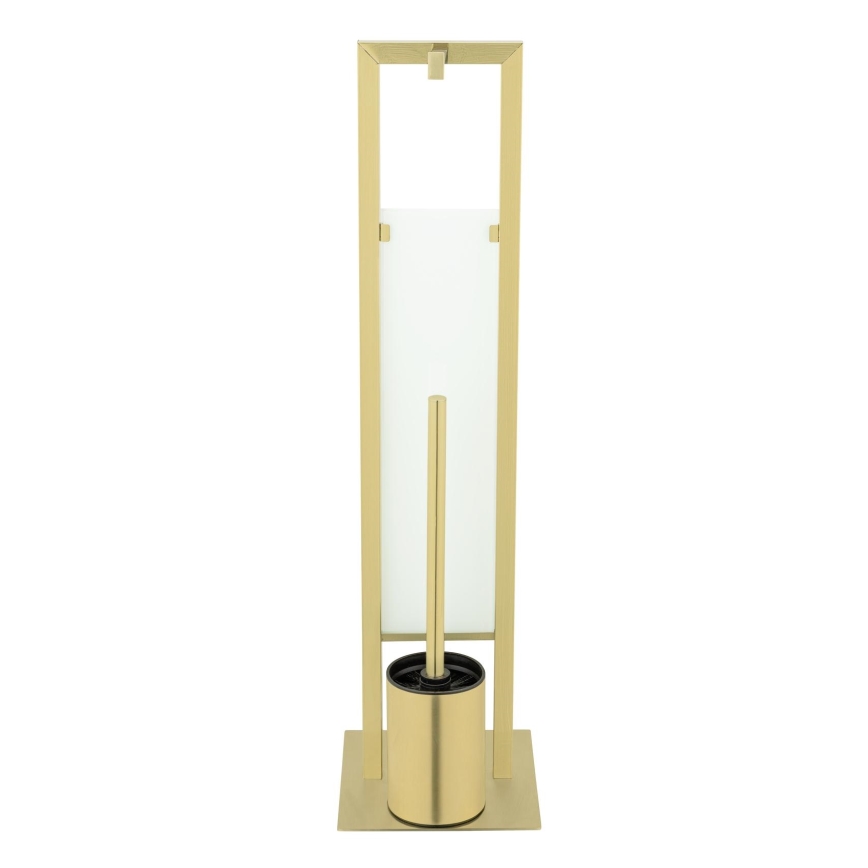 WENKO 26034100 - Ensemble WC RIVALTA 18x70 cm inox/doré/blanc/noir