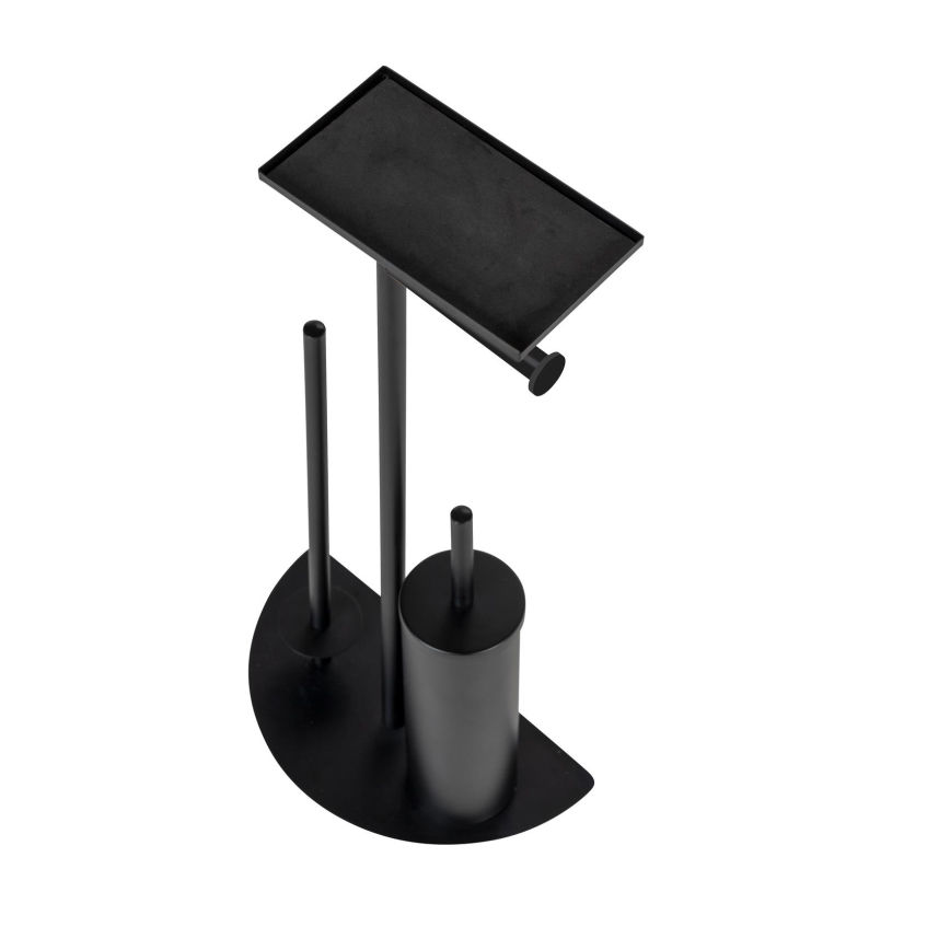 WENKO 26060100 - Ensemble WC COSENZA 32,5x72 cm noir