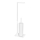 WENKO 26072100 - Brosse WC HELLA 15 x 69 cm blanche
