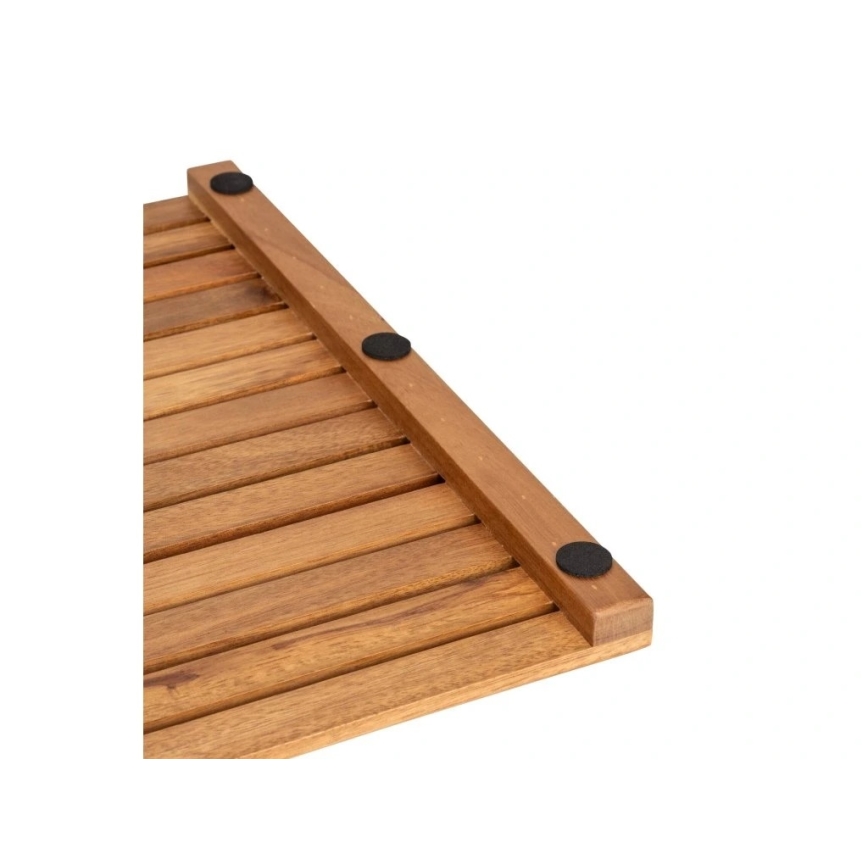 WENKO 26093100 - Caillebotis ACACIA 60 x 40 cm brun