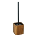 WENKO 26104100 - Brosse WC SERRO 10x37 cm marron/noir