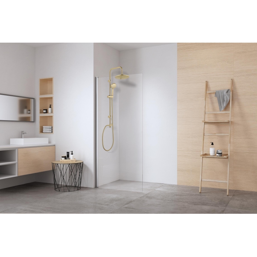 WENKO 26182100 - Système de douche YOUNG LINE 101 cm doré
