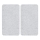 WENKO 2712663100 - Plaque de protection 30 x 52 cm transparente/grise