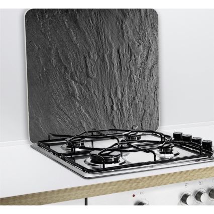 WENKO 2712984500 - Plaque de recouvrement NEUTRE 56x50 cm noir/transparent