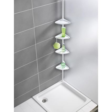 WENKO 3201010100 - Élément d'angle COMPACT 26x195 cm blanc