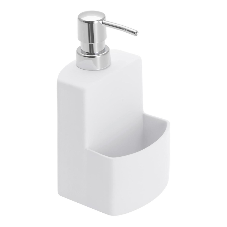 WENKO 3620115100 - Distributeur de savon FESTIVAL 10x18 cm blanc
