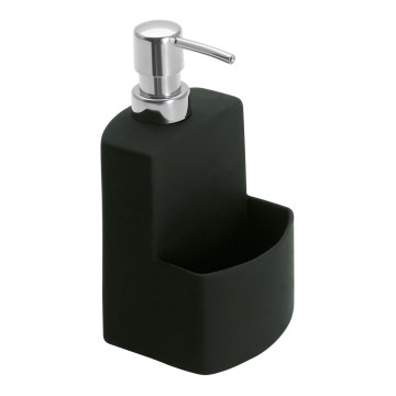 WENKO 3620117800 - Distributeur de savon FESTIVAL 10x18 cm noir
