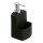 WENKO 3620117800 - Distributeur de savon FESTIVAL 10x18 cm noir