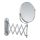 WENKO 3656241100 - Miroir de maquillage TELESCOPE DELUXE 23 x 38 cm, finition chrome brillant