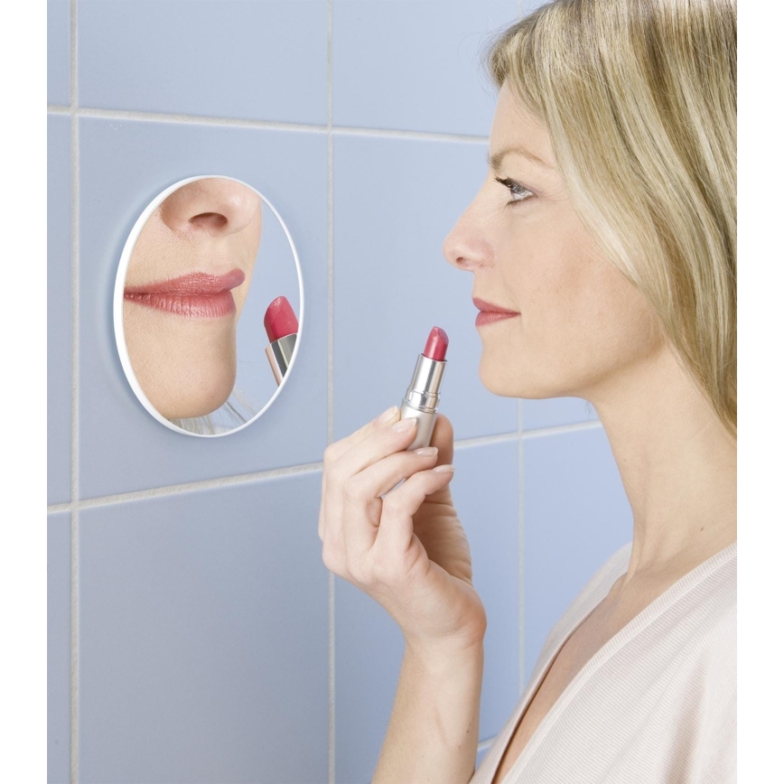 WENKO 3660010100 - Miroir cosmétique 12x12 cm chromé brillant
