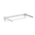 WENKO 3770013100 - Étendoir à linge BUTTERFLY 70x13,5 cm argent/blanc