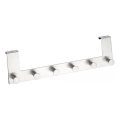 WENKO 4468060100 - Porte-manteau mural CELANO 39 x 11 cm inox/argenté