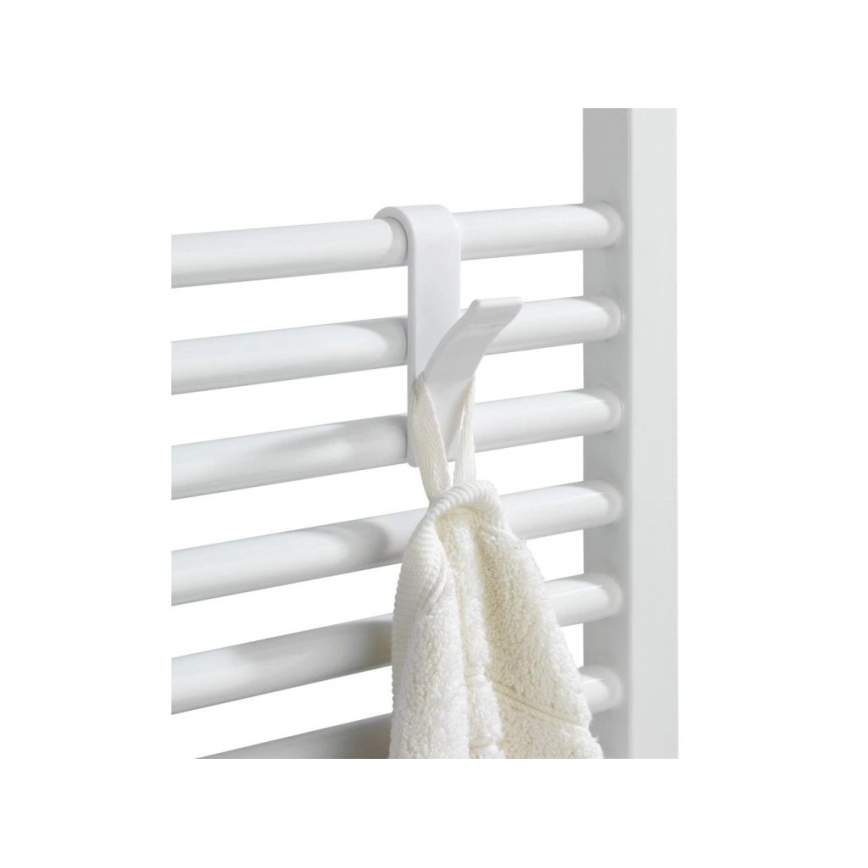 WENKO 4468160100-Crochets 2,5x10,5 cm blancs