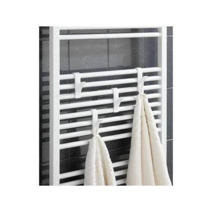 WENKO 4468160100-Crochets 2,5x10,5 cm blancs