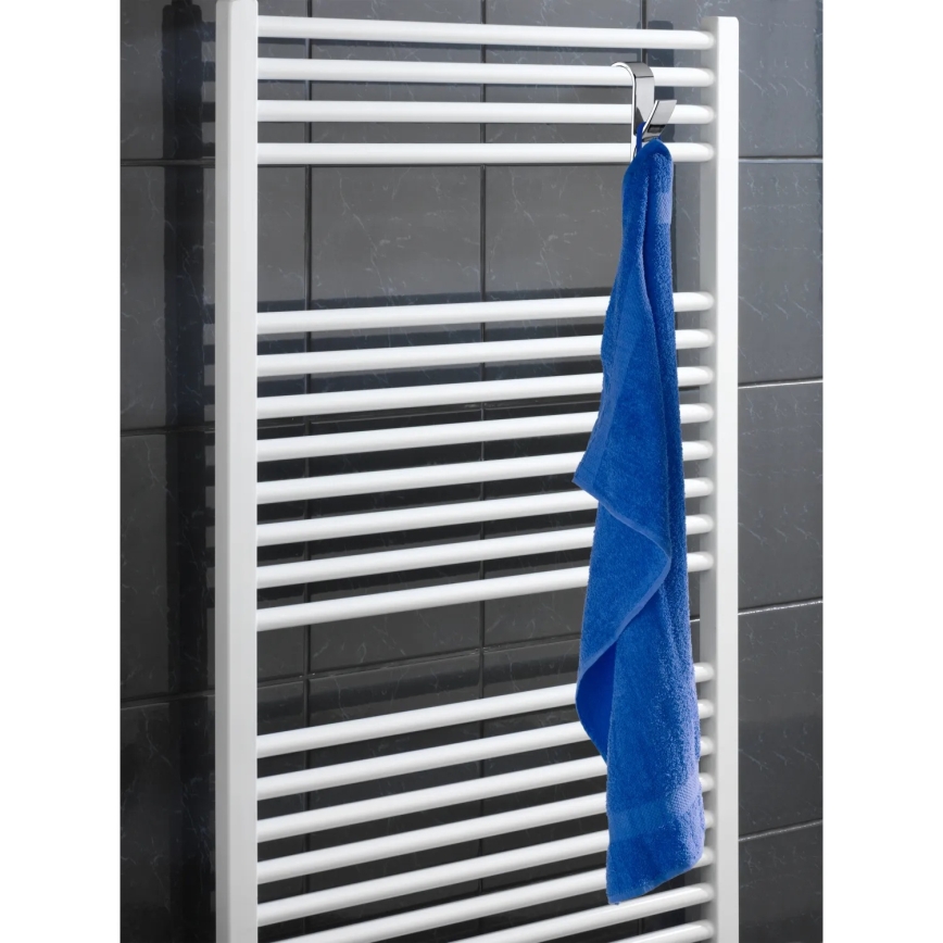 WENKO 4468162100-Crochets chromés brillants 2,5x10,5 cm