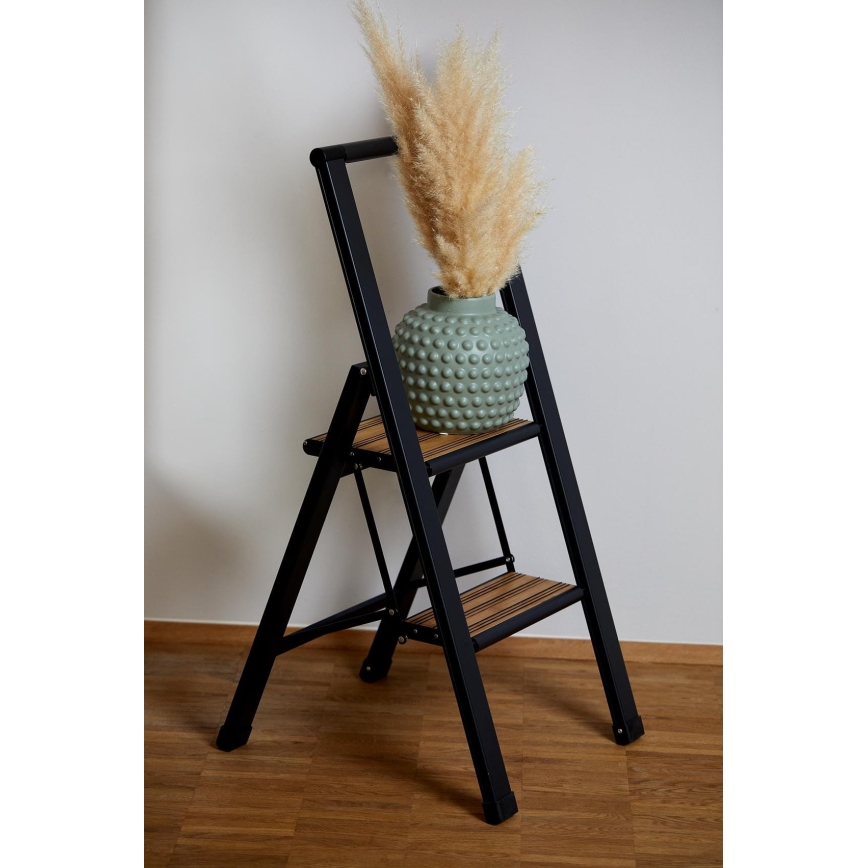 WENKO 50482100 - Escabeau ALU-DESIGN 44 x 101 cm noir