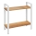 WENKO 53024100 - Étagère LOUISA 32x33 cm blanche/marron