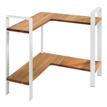 WENKO 53025100 - Étagère LOUISA 30x33 cm blanche/marron