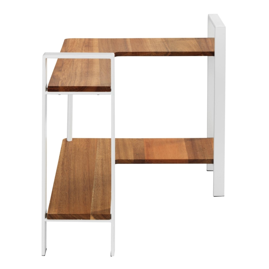 WENKO 53025100 - Étagère LOUISA 30x33 cm blanche/marron