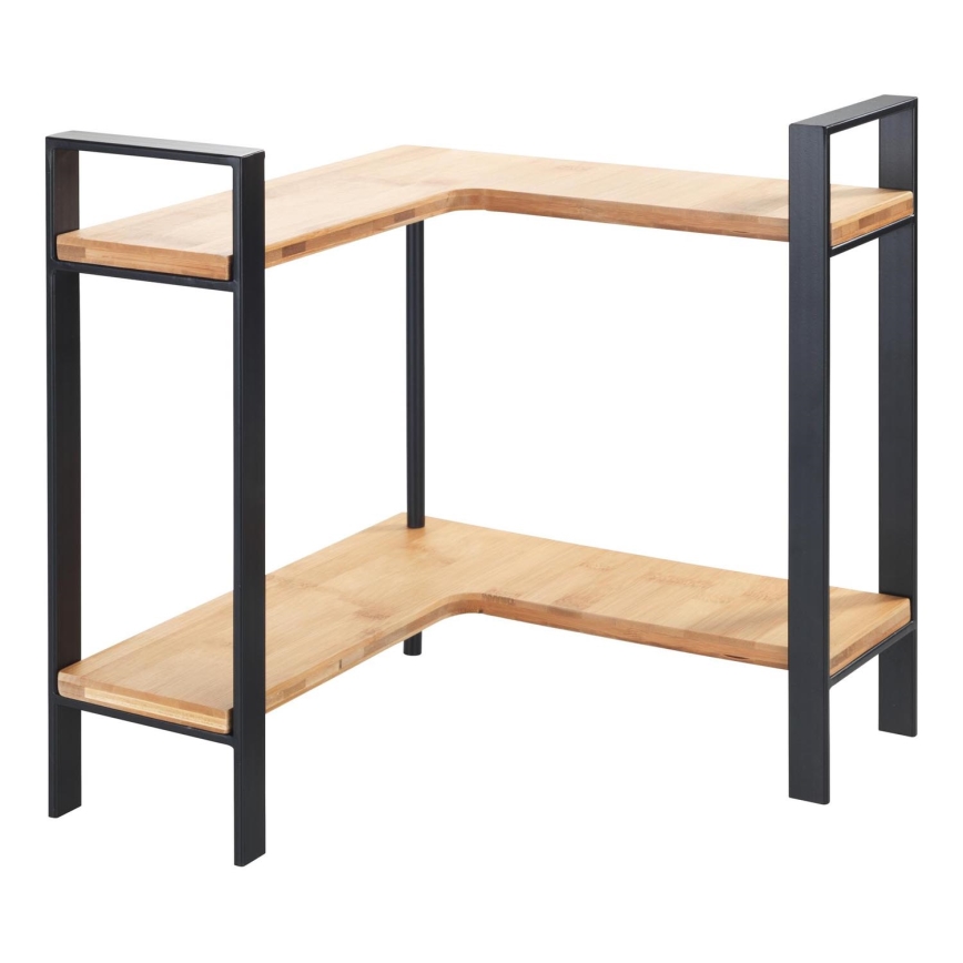 WENKO 53028100 - Étagère LOU 30x33 cm noir/marron