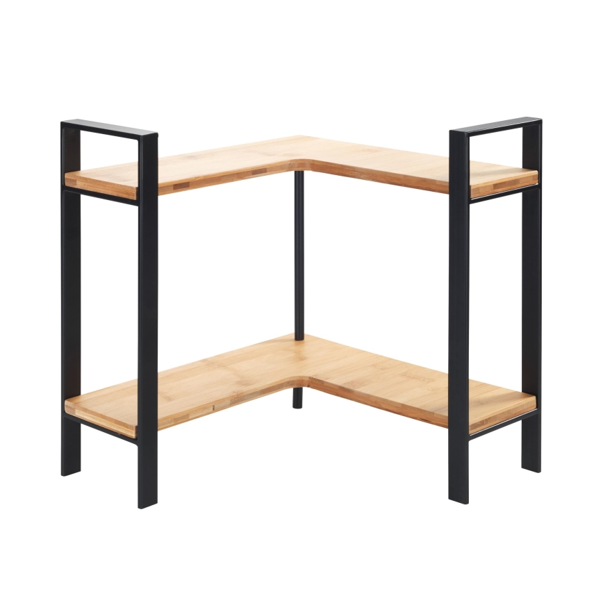 WENKO 53028100 - Étagère LOU 30x33 cm noir/marron