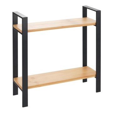WENKO 53029100 - Étagère LOU 32x33 cm noir/marron