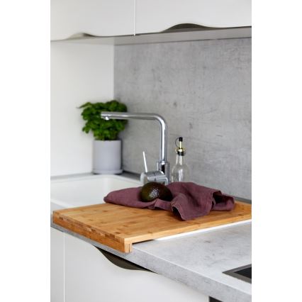 WENKO 53033100 - Planche à découper 45x35 cm marron