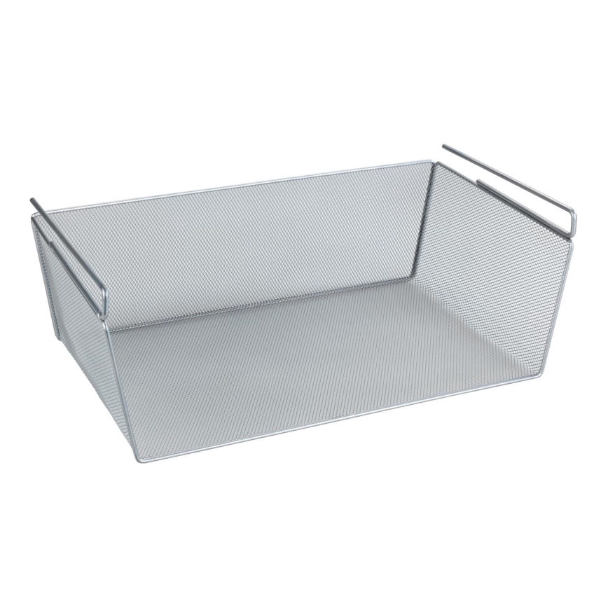 WENKO 53143100 - Panier 49x28 cm argenté