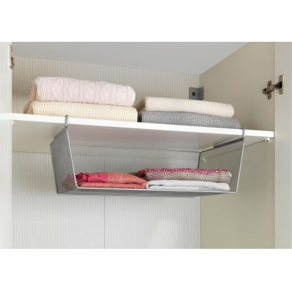 WENKO 53143100 - Panier 49x28 cm argenté