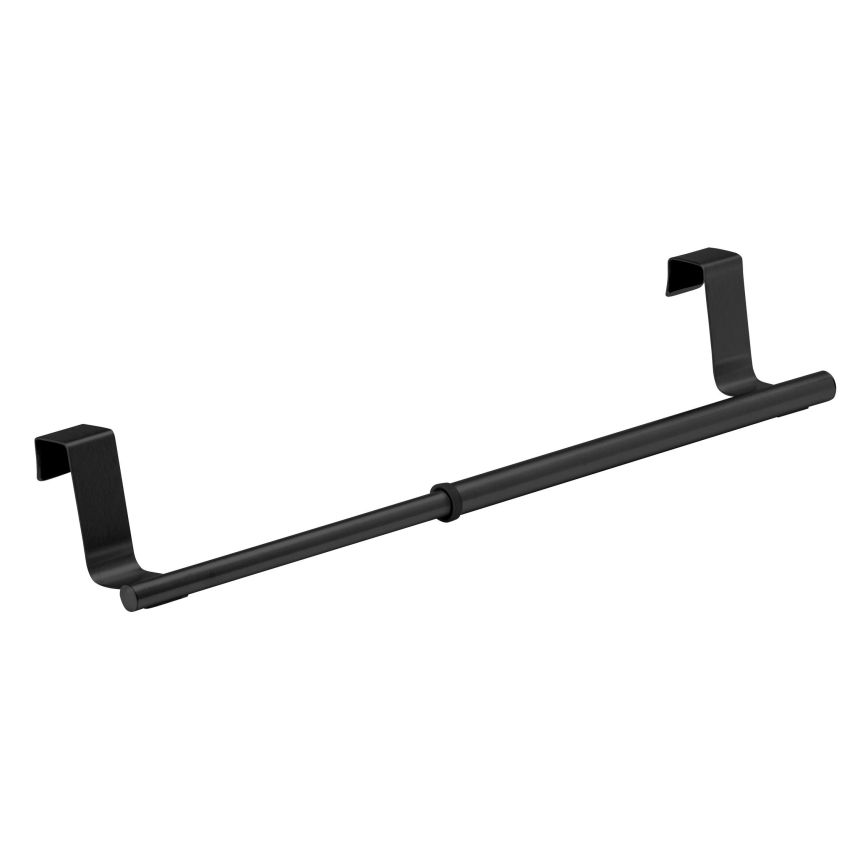 WENKO 53247100 - Porte-serviettes 7x6 cm inox/noir