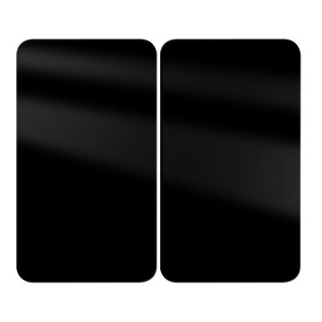 WENKO 53898100 - Plaque de protection 52x30 cm noir/gris/transparent