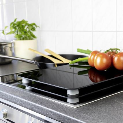 WENKO 53898100 - Plaque de protection 52x30 cm noir/gris/transparent