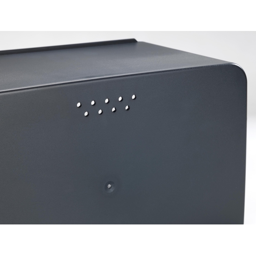 WENKO 54098100 - Boîte à pain KUBO 35 x 26,5 cm noir/marron